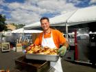 Hard working volunteer - St. Nectarios Greekfest, Palatine