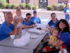 Volunteers enjoying some rest - St. Sophia Greekfest, Elgin