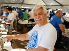 Hard working volunteer at St. Sophia Greek Fest Elgin