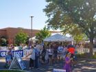 Entrance area at St. Sophia Greek Fest Elgin