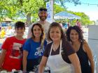 Hard working volunteers at St. Sophia Greek Fest Elgin