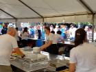Hard working volunteers at St. Sophia Greek Fest Elgin