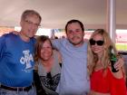 Happy participants and volunteer - St. Sophia Greekfest, Elgin