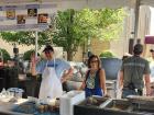 Happy volunteers at the St. Spyridon Greek Fest - Palos Heights