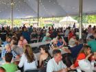 Guests enjoying the St. Spyridon Greek Fest - Palos Heights