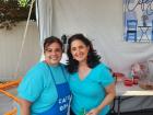 Happy volunteers at the St. Spyridon Greek Fest - Palos Heights