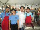 Hard working, friendly vendors - Taste of Greece Greektown Chicago 2015