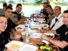 Hard working security - Taste of Greece at St. Demetrios, Elmhurst