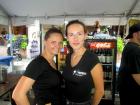 Friendly vendors, 9 Muses Restaurant Booth, Taste of Greektown Chicago