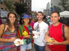 Happy participants, Taste of Greektown in Chicago