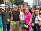 Happy participants, Taste of Greektown in Chicago