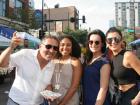 Happy participants, Taste of Greektown in Chicago