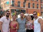 Happy participants, Taste of Greektown in Chicago