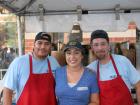 Hard working volunteers - Taste of Greektown in Chicago