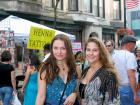 Happy participants, Taste of Greektown in Chicago