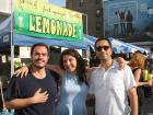 Happy participants, Taste of Greektown in Chicago