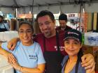 Hard working volunteers - Taste of Greek Town in Chicago