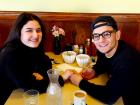 Couple enjoying lunch at Annie's Pancake House in Skokie