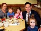 Family enjoying lunch at Annie's Pancake House in Skokie