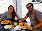 Couple enjoying lunch at Annie's Pancake House in Skokie