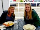 Family enjoying lunch at Annie's Pancake House in Skokie