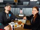 Couple enjoying lunch at Billy Boy's Restaurant in Chicago Ridge