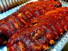 The famous BBQ Baby Back Ribs at The Canteen Restaurant in Barrington