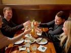 Couples enjoying dinner at Ellwood Steak and Fish House in DeKalb