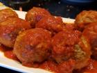 The famous meatballs at Ellwood Steak and Fish House in DeKalb