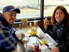 Family enjoying lunch at Franksville Restaurant in Chicago