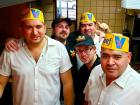 Hard working kitchen crew at Franksville Restaurant in Chicago