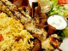 The famous chicken souvlaki at Goodi's Restaurant in Niles
