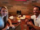 Couple enjoying dinner at Jameson's Charhouse in Arlington Heights