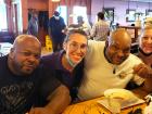 Staff and customers enjoying breakfast at Lumes Pancake House Chicago