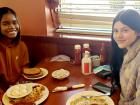 Friends enjoying breakfast at Lumes Pancake House Chicago