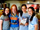 Friends enjoying lunch at Nick's Drive In Restaurant Chicago