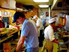 Hard working kitchen crew at Nick's Drive In Restaurant Chicago
