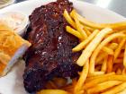 The famous BBQ Ribs at Nick's Drive In Restaurant Chicago