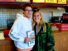 Friends enjoying lunch at Nick's Drive In Restaurant Chicago