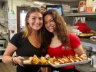 Friendly servers at Niko's Red Mill Tavern in Woodstock