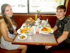 Happy customers at Omega Restaurant & Pancake House - Schaumburg