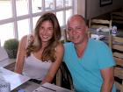 Couple enjoying lunch at Plateia Mediterranean Kitchen & Bar in Glenview