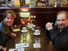 Couple enjoying dinner at Rose Garden Cafe in Elk Grove Village 