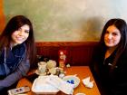 Friends enjoying lunch at Tasty Waffle Restaurant in Romeoville
