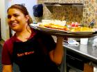 Friendly server at Tasty Waffle Restaurant in Romeoville