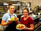 Friendly servers at Tasty Waffle Restaurant in Romeoville