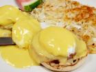 Eggs Benedict at Teddy's Diner in Elk Grove Village