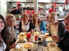 Happy customers at Teddy's Diner in Elk Grove Village