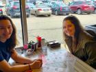 Happy customers at Teddy's Diner in Elk Grove Village