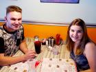 Happy customers at Teddy's Diner in Elk Grove Village